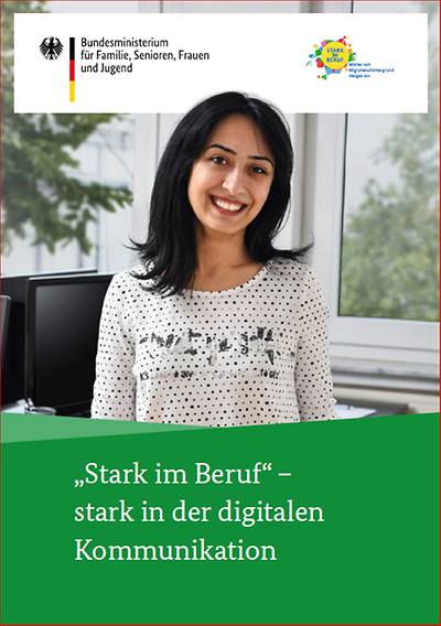 Titelseite "Stark im Beruf" - stark in der digitalen Kommunikation