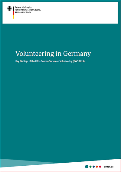 Titelseite Volunteering in Germany 