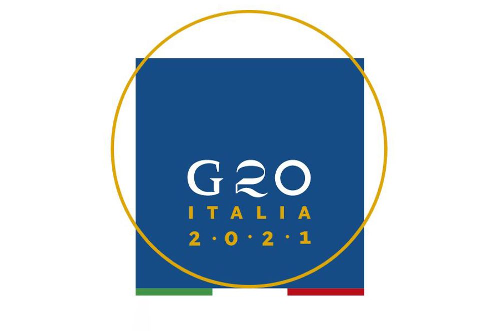 Logo der G20 Treffen in Italien 2021