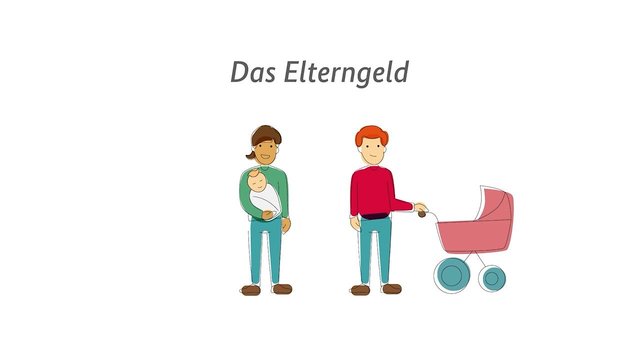 Ausschnitt aus dem Erklärvideo zum Elterngeld