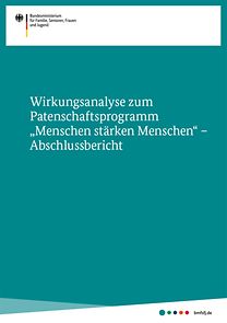 Titelseite: Wirkungsanalyse zum Patenschaftsprogramm "Menschen stärken Menschen" - Abschlussbericht