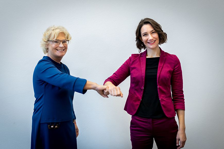 Christine Lambrecht und Anne Spiegel