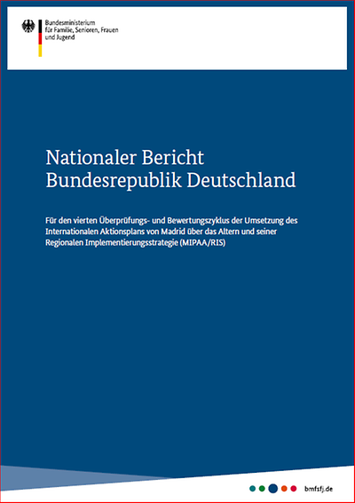 Titelseite 20 Jahre Zweiter UN-Weltaltenplan - deutsch