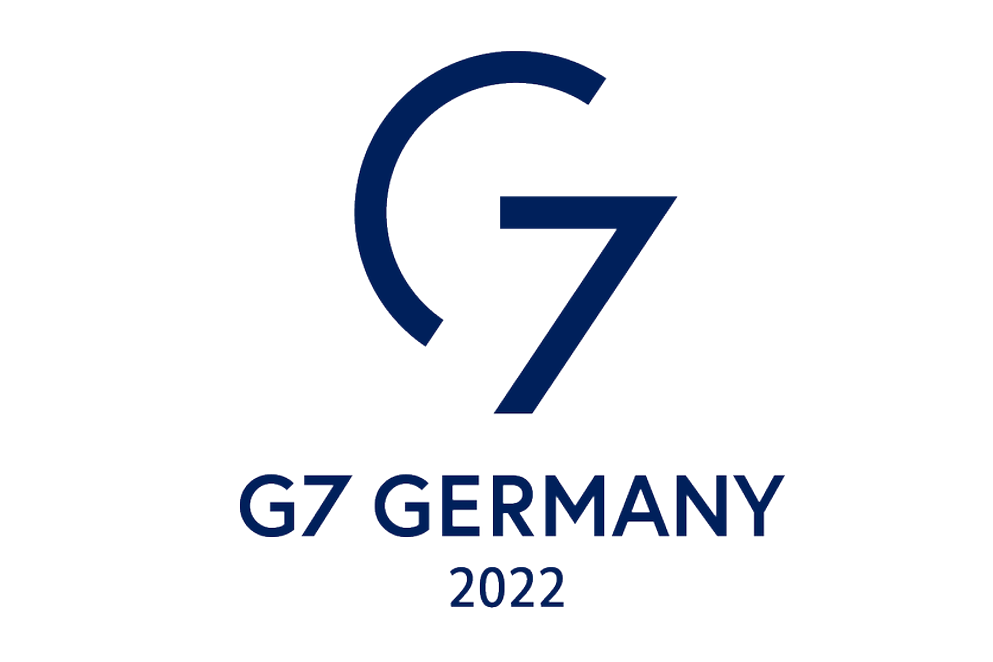 Logo der G7 Präsidentschaft Deutschlands im Jahr 2022