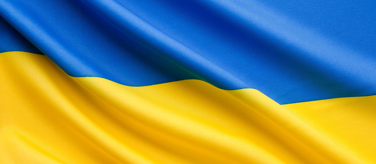 Blau-gelbe Flagge der Ukraine