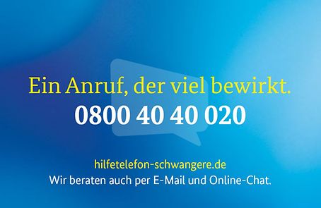Visitenkarte "Ein Anruf, der viel bewirkt."
