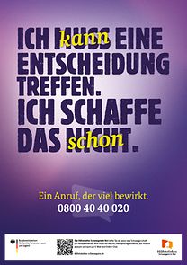 Plakat Hilfetelefon "Schwangere in Not"
