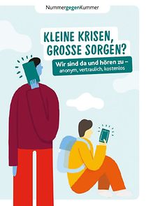 Titelseite vom allgemeinen Flyer zur Nummer gegen Kummer