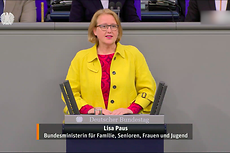 Lisa Paus am Rednerpult