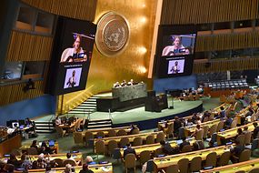 Lisa Paus Lisa Paus auf der 67. Sitzung der Frauenrechtskommission der Vereinten Nationen in New York