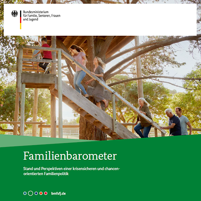Titelseite: Familienbarometer - Stand und Perspektiven einer krisensicheren und chancenorientierten Familienpolitik