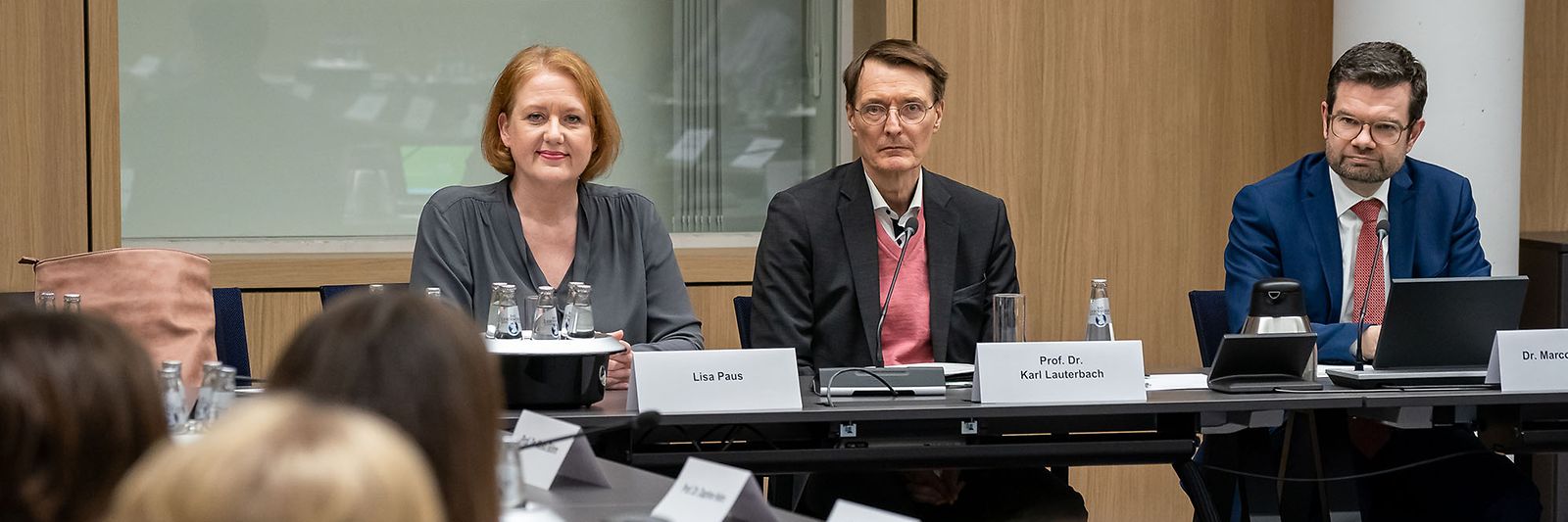 Lisa Paus, Prof. Dr. Karl Lauterbach und Dr. Marco Buschmann