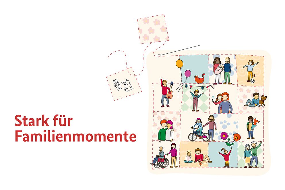 Logo des Aktionstages "Stark für Familienmomente" 