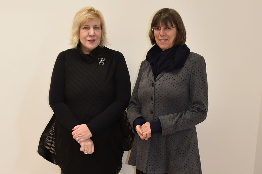 Foto mit Margit Gottstein und Dunja Mijatović