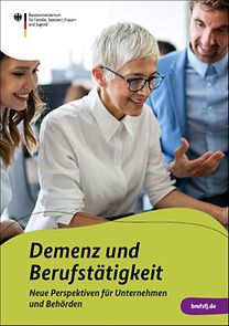 Titelseite "Demenz und Berufstätigkeit"