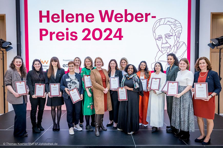 Preisträgerinnen Helene Weber Preis 2024
