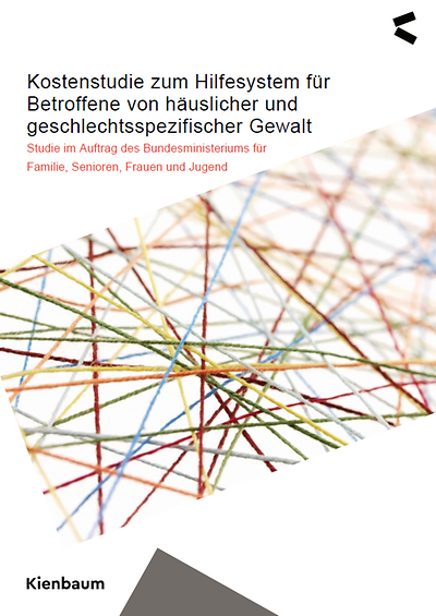 Titelseite der "Kostenstudie zum Hilfesystem für Betroffene von häuslicher und geschlechtsspezifischer Gewalt"