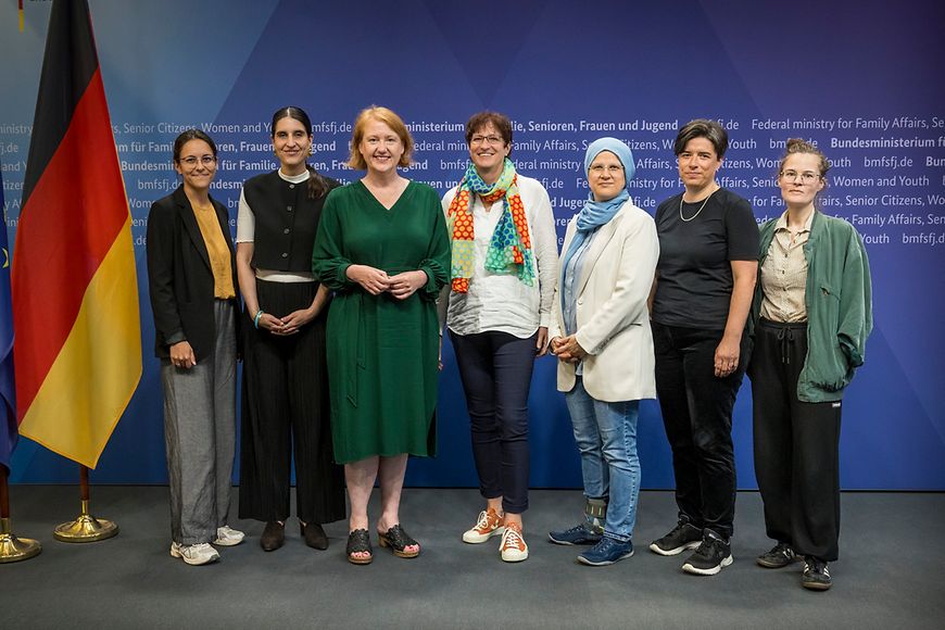 Gruppenbild mit Lisa Paus