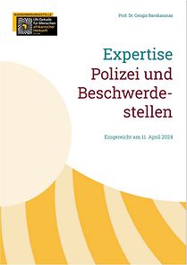 Titelseite Expertise Polizei und Beschwerdestellen - UN-Dekade für Menschen afrikanischer Herkunft