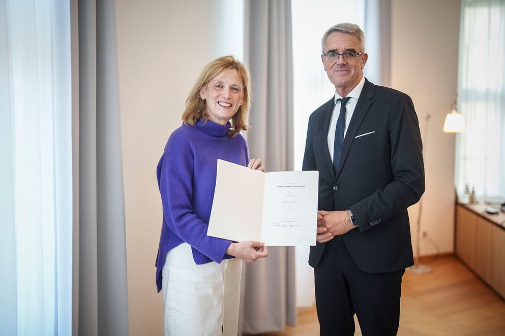 Karien Prien und Ingo Behnel bei der Vereidigung