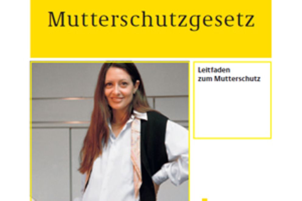 Deckblatt der Broschüre zum Mutterschutz