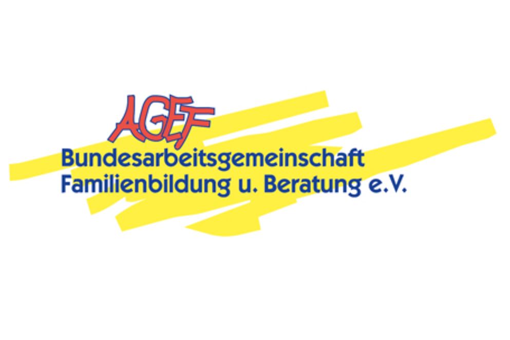 Logo der Bundesarbeitsgemeinschaft Familienbildung & Beratung e.V., Bildnachweis: AGEF