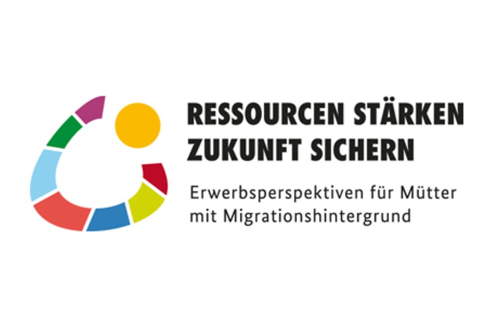 Logo "Ressourcen stärken – Zukunft sichern", Bildnachweis: BMFSFJ