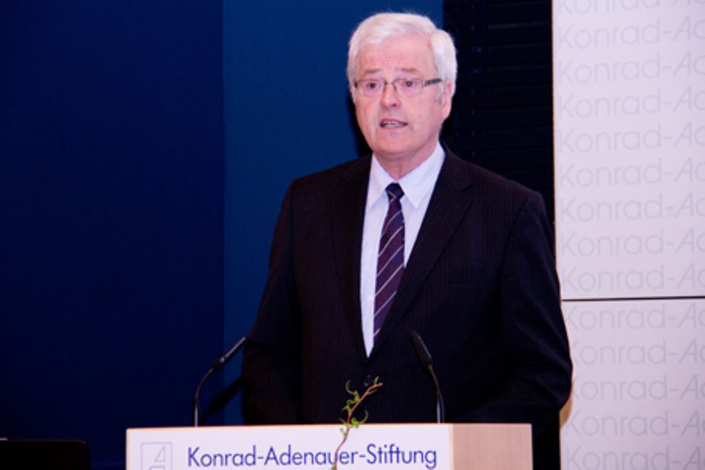 Parlamentarischer Staatssekretär Hermann Kues bei einer Rede. Bildnachweis: KAS / L. Liebers