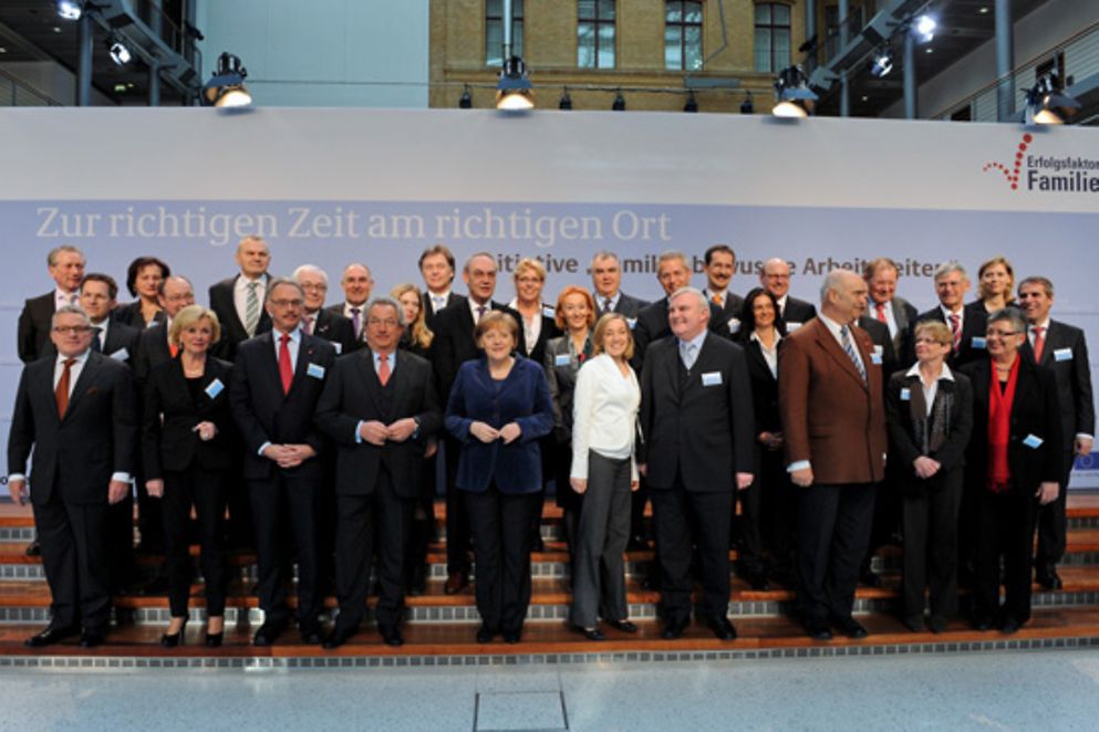 Gruppenfoto der Teilnehmenden des Spitzengesprächs. Foto: Ingo Heine