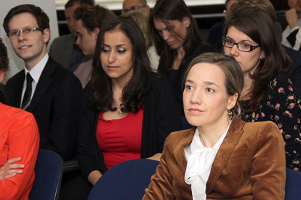 Kristina Schröder bei der Veranstaltung der Schwarzkopf-Stiftung Junges Europa. Bildnachweis: BMFSFJ