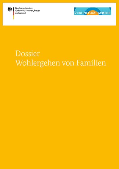 Cover des Dossiers "Wohlergehen von Familien"