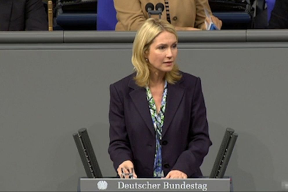 Manuela Schwesig spricht vor dem Deutschen Bundestag, Bildnachweis: Bundestag