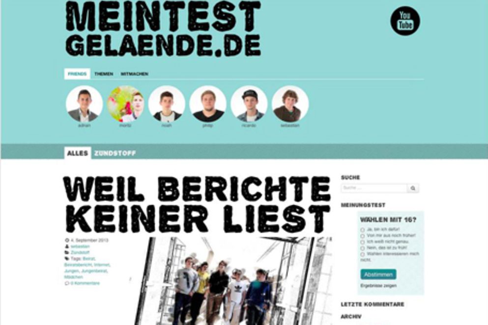 screenshot von "Mein Testgelände"
