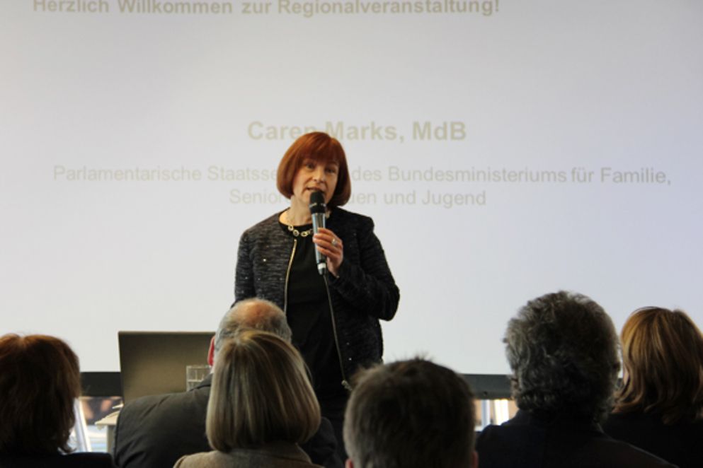 Caren Marks bei der Regionalveranstaltung der Lokalen Bündnisse für Familie in Hamburg