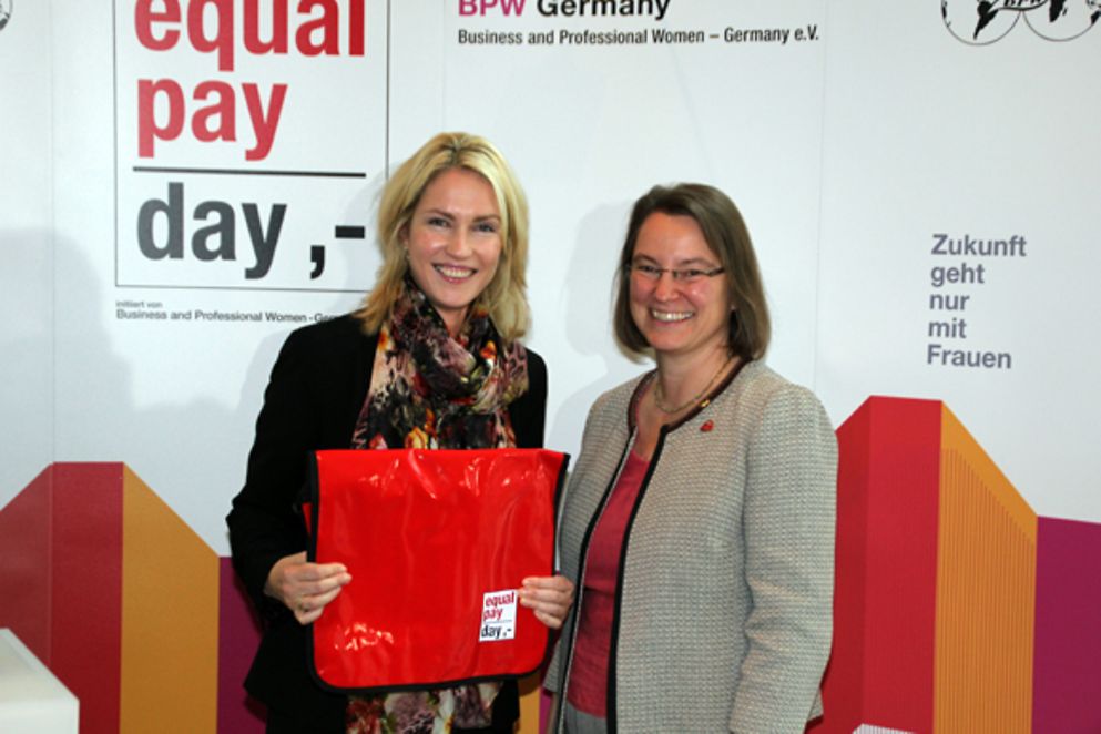 Manuela Schwesig und Henrike von Platen, Präsidentin BPW Germany