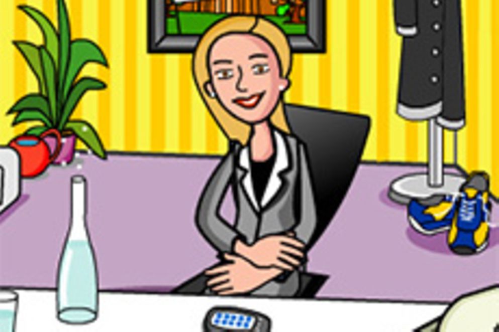 Eine Comiczeichnung von Bundesministerin Kristina Schröder