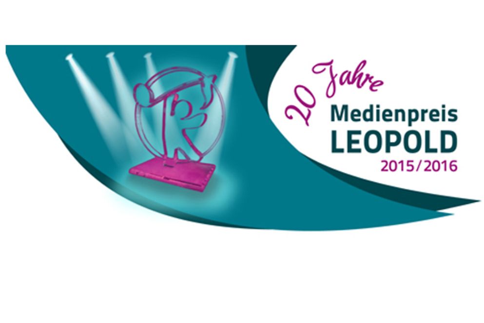 Logo vom Medienpreis LEOPOLD