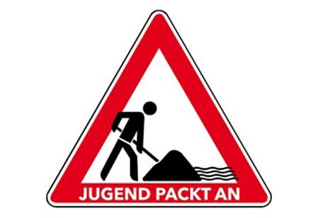 Logo der Initiative "Jugend packt an"