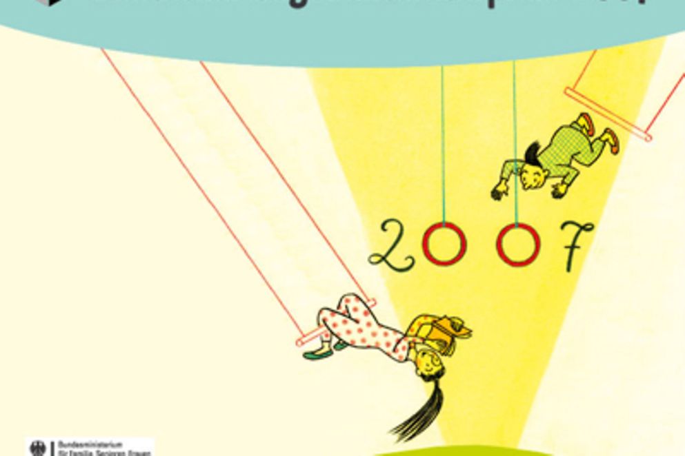 Screenshot der Website "Deutscher Jugendliteraturpreis 2007"