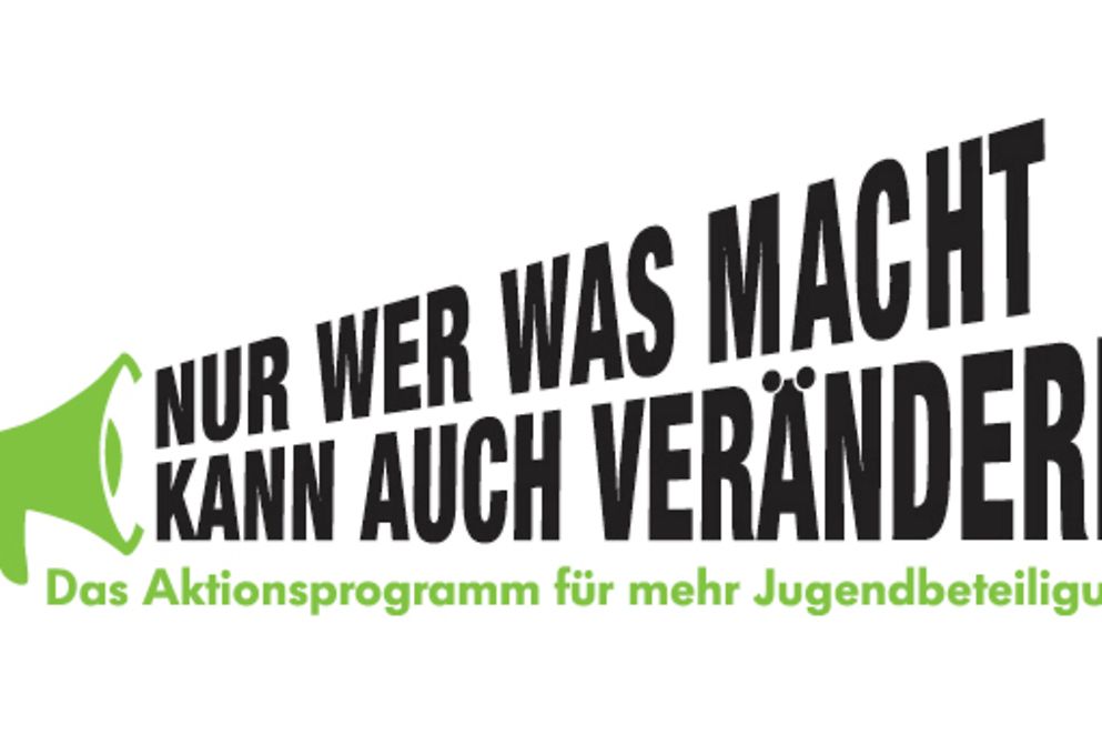Logo "Aktionsprogramm für mehr Jugendbeteiligung"
