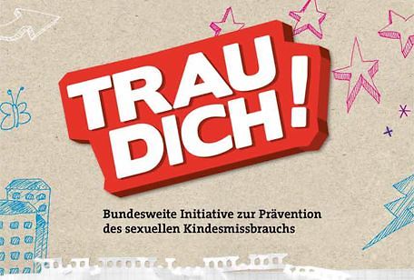 Plakatmotiv zur Initiative "Trau Dich!"