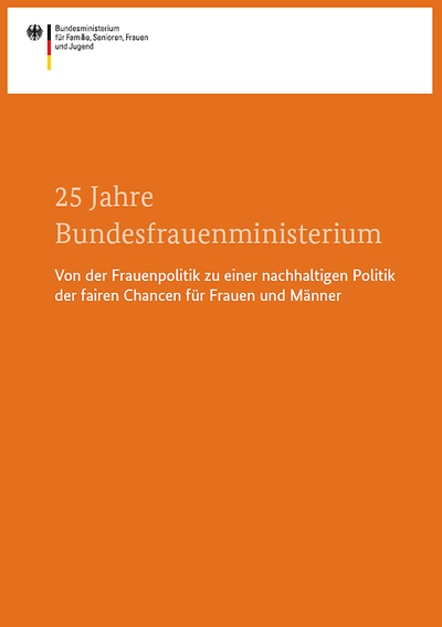 Titelseite 25 Jahre Bundesfrauenministerium