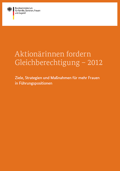 Titelseite Aktionärinnen fordern Gleichberechtigung - 2012