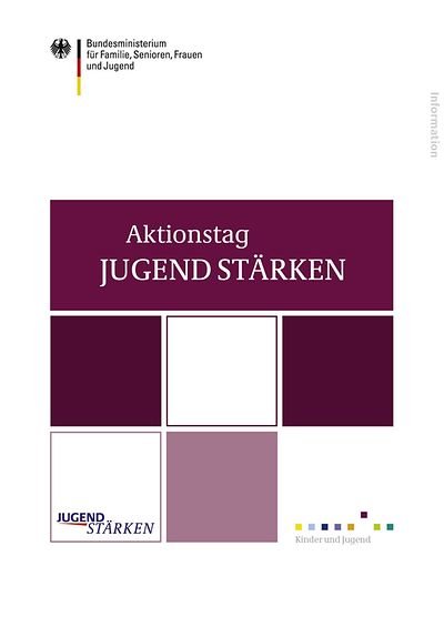 Titelseite Aktionstag Jugend stärken - Dokumentation