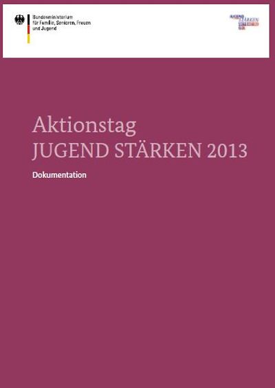 Titelseite Aktionstag Jugend stärken 2013