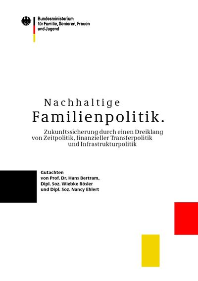 Titlseite der Publikation "Nachhaltige Familienpolitik"