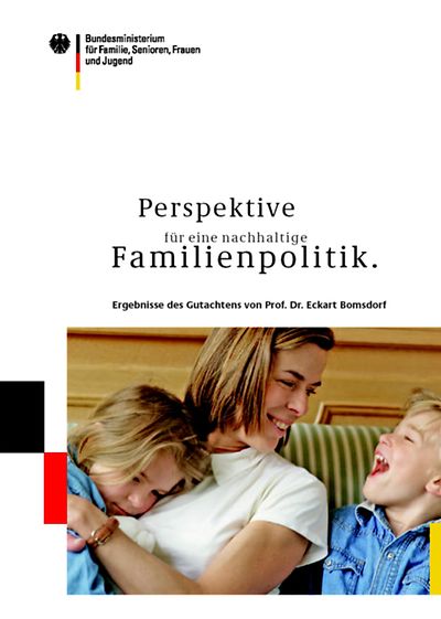 Titelseite der Publikation "Perspektve für eine nachhaltige Familienpolitik"