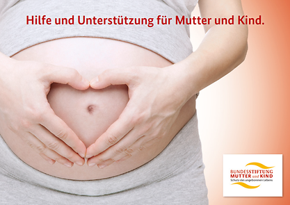 Postkarte Bundesstiftung Mutter und Kind