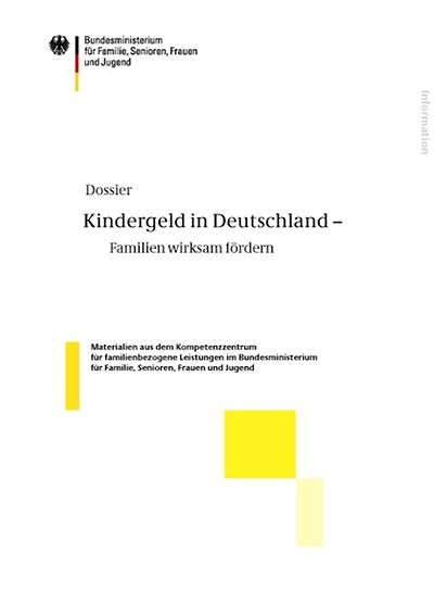 Titelseite: Kindergeld in Deutschland