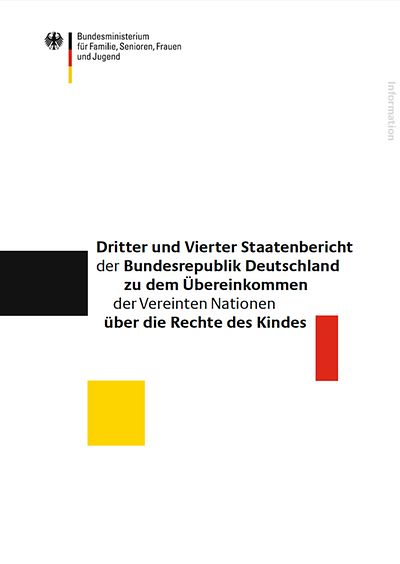 Titelblatt des Berichts zum Dritten und Vierten Staatenbericht der Bundesrepublik